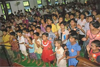 Children attend Diocesan Day at St John's. © CPM 2014