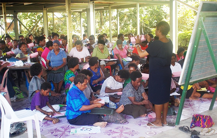 Anglicare PNG Adult Literacy Level 1 Gender Awareness class.