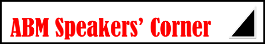 ABM Speaker's Corner Newsletter logo