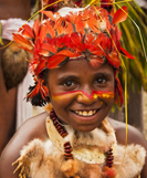 A child at the Geroka Show in PNG. © ABM/Ivy Wang 2013