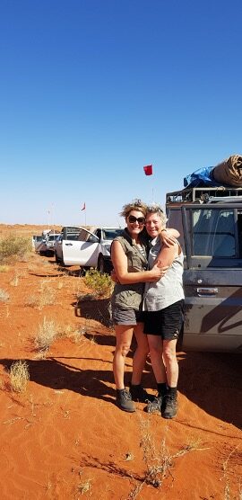 Jen McMahon (L) and her mother Bev Pepper will also walk the Larapinta Challenge together. © Bev Pepper. Used with permission.
