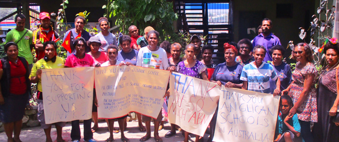 Anglicare PNG says thank you to Australian schools