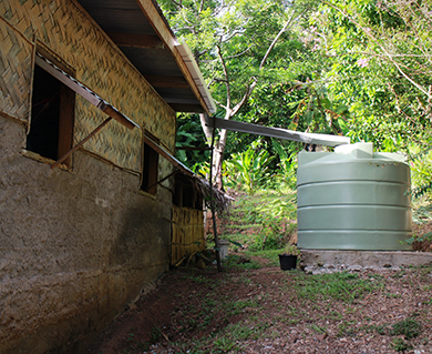 New water tank in Vanuatu