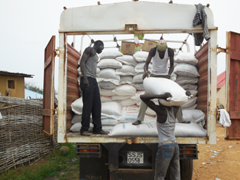 Relief work in the Khor William area. © ECSS&S 2014