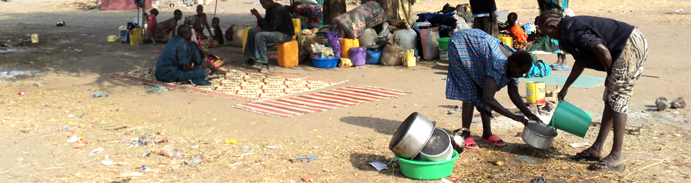 Lilogo 2 Camp in Juba, South Sudan. ©ECSSS 2014