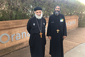 Fr Shenouda Mansour from the Coptic Church visits Orana 