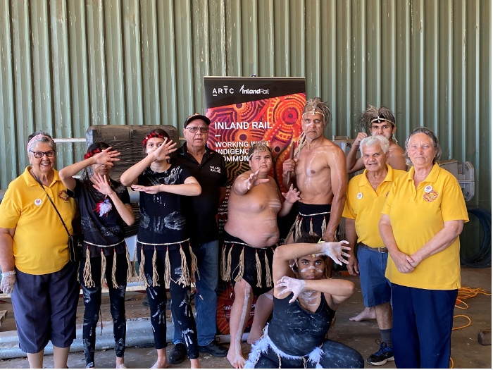 Some Elders attended the ARTC (Inland Rail) NAIDOC DAY