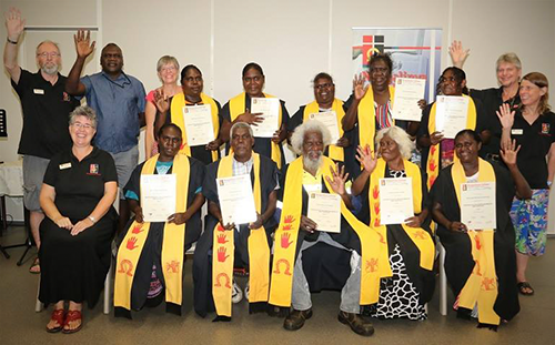 Nungalinya College graduates in August 2016