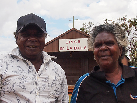 Reverends William Hall and Marjorie Hall from Ngukurr