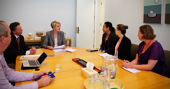 Delegates meet with Hon. Tanya Plibersek