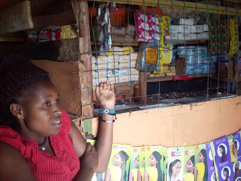 Irene in her shop. © Diocese of Eldoret, 2019