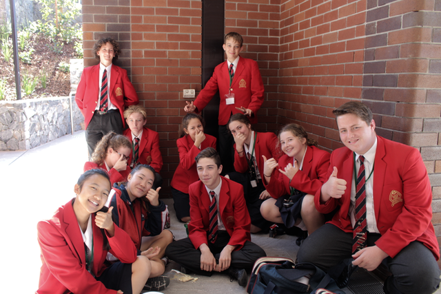 Students from St. John's Anglican College