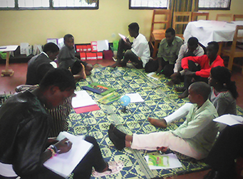 Group work at the CGS training