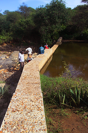 Makakya Sand Dam wall