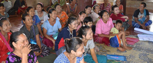 Training in the village in Myanmar. © CPM 2017.