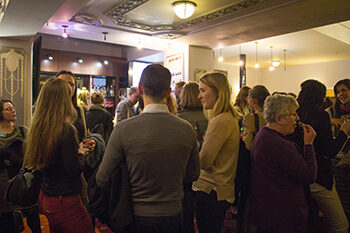 Attendees at the  Campaign for Australian Aid comedy event.