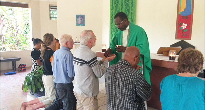 Receiving the Eucharist