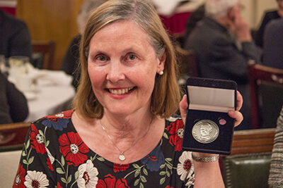 Julianne Stewart and her award