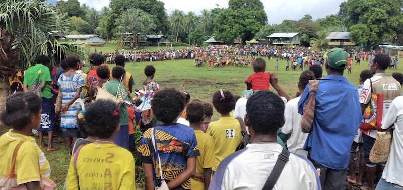 Local people watching the celebrations. Photo © Dennis Kabekabe, Anglican Church of Papua New Guinea. Used with permission.