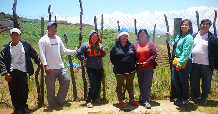 Livelihood beneficiaries in the Philippines