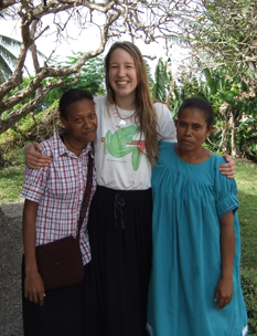 Rowena and Sunday School teachers at St Matthew's Wamira.