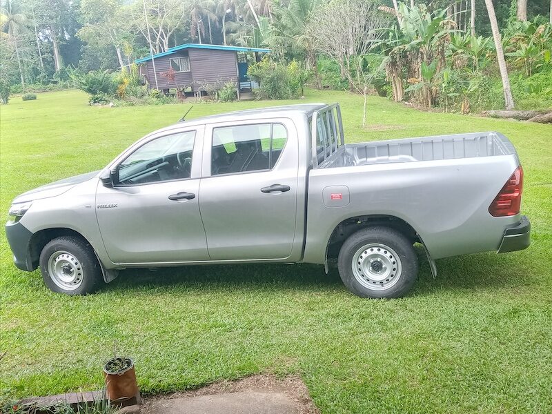 The new Newton College vehicle. © Fr Giles Motisi, Newton Theological College. Used with permission.