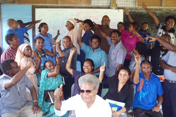 Group work results in Popondota Diocese workshop.