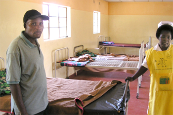 Inside the Chipili Rural Health Centre