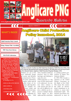 Anglicare PNG Quarterly Bulletin