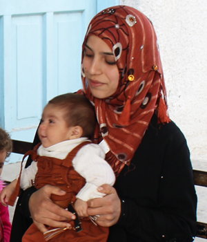 Mother and baby at Al Ahli Mother and baby at Al Ahli Hospital.. © ABM/Julianne Stewart 2013