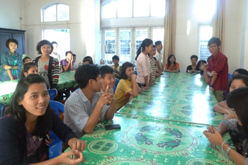 Participants at the AYPA Community Skills Training course. ©ABM/Lina Magallanes 2014