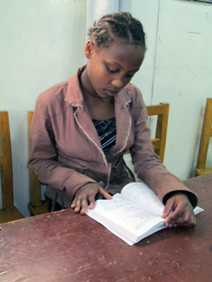 Ethiopian student Rediet Oda.