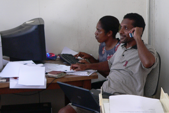 Anglicare officers at work. © ABM/Brad Chapman 2007