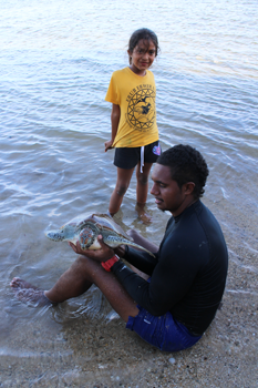  Youth on Darnley Island, Torres Strait. © ABM/Malcom MacCallum, 2014.