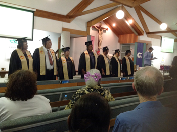 Graduates at Wontulp-Bi-Buya College.