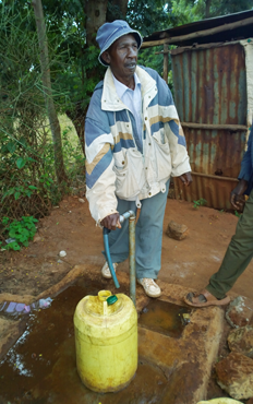 Among other solutions, the Sustainable Livelihoods Project has taught communities how to conserve water. © Julianne Stewart/ABM, 2015.