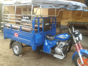 A tricycle previously donated to Sittwe Diocese by ABM. Used with permission.