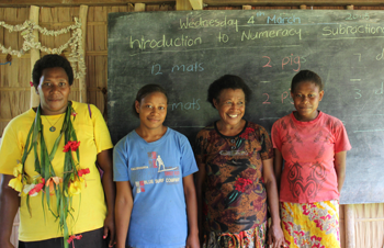 Chapius Literacy Class, Vanuatu. © ABM/Isabel Robinson, 2014.