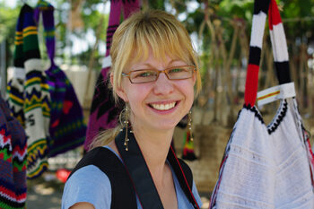 Elizabeth Baker in Honiara. © ABM/Vivienne For 2013