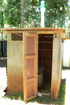 A VIP toilet in Vanuatu.