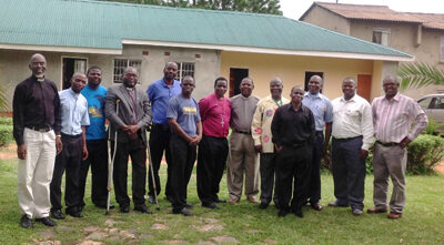 Teachers and students at St John's Seminary in Zambia. ©St John's Seminary 2014