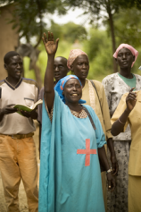 Church members in Ethiopia.