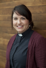 Revd Jasmine Dow (nee Dron). (Image: http://www.trinity.unimelb.edu.au/)