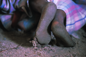 At prayer in Papua New Guinea.