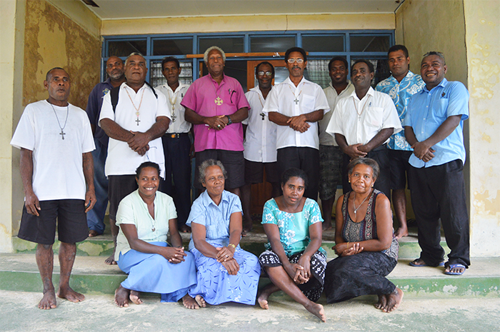 The Anglican Church of Melanesia trains representatives from the Diocese of Central Solomons in Disaster Risk Reduction and Climate Change, April 2018. © ACOM, Solomon Islands. Used with permission.