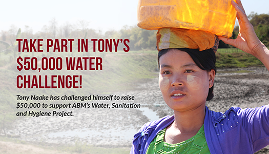 Tony Naake's Myanmar Water Challenge