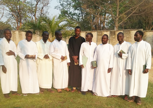 Seminary students who will complete their NWU Degree course in November 2019. © Fr Francis Mwansa, used with permission. 